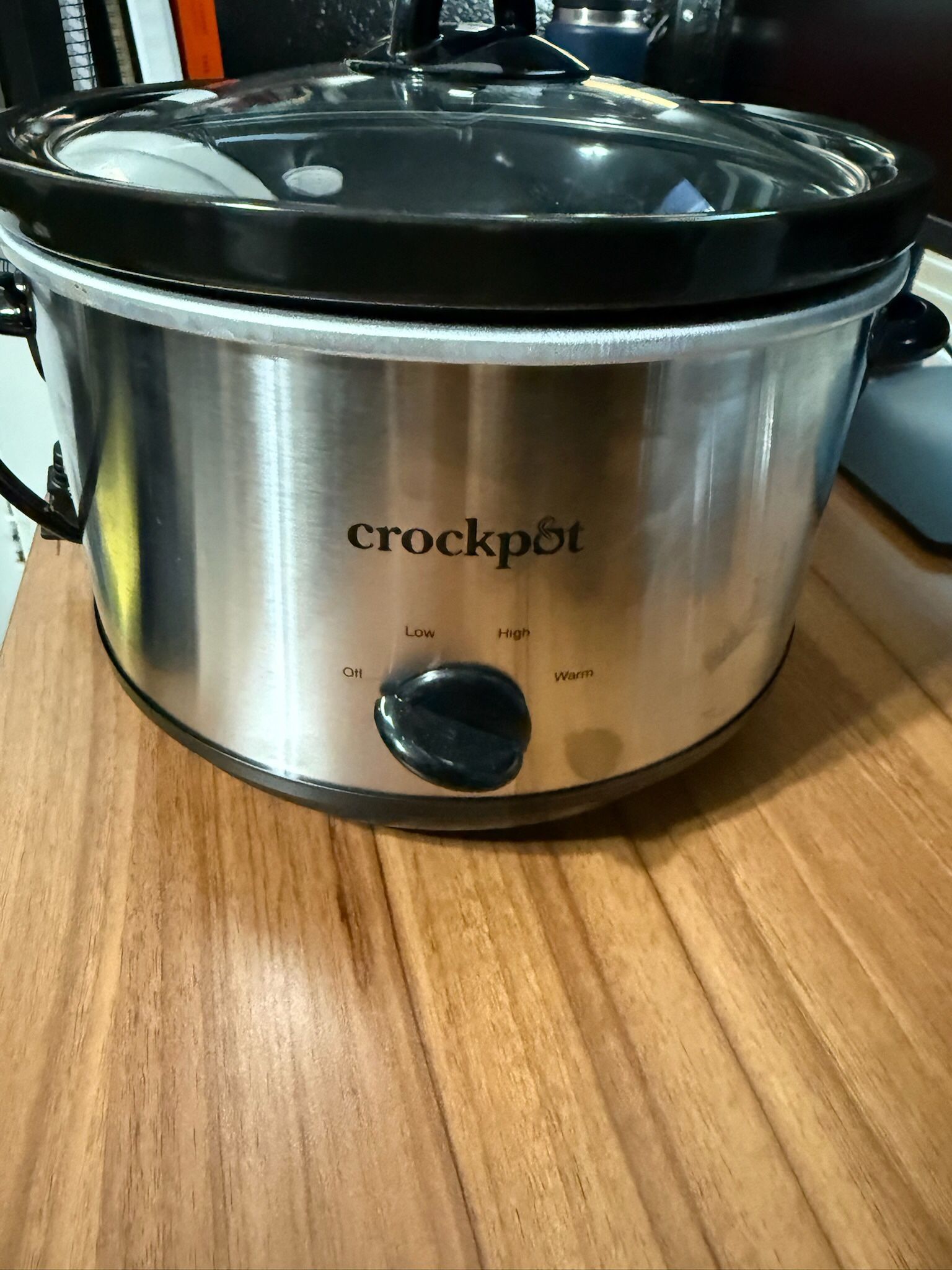 Crock-Pot 5 Quart Manual Slow Cooker - Stainless Steel - Lightly Used