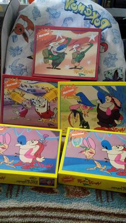 Ren and stimpy puzzles $8.50 each