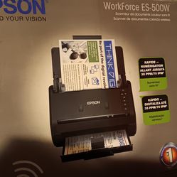 Epson Workforce ES500WWorkForce ES-500W Wireless Duplex Document Scanner