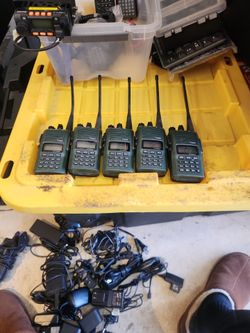 Handheld radios CB walkie talky five set