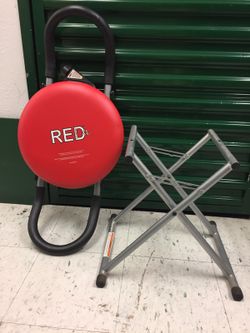 Red/Black/Gray Exercise Equipment