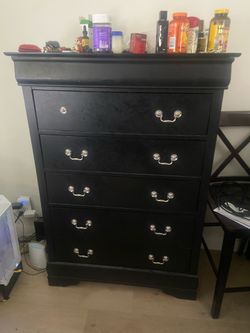 Black Wood Wardrobe