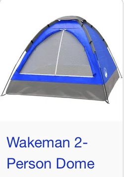 Wakeman 2-Person Dome Tent w/bag