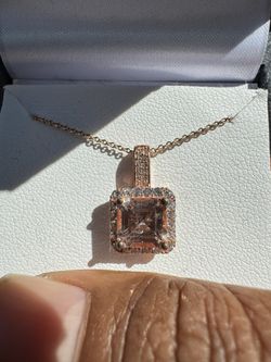 14K Rose Gold Pendant Necklace