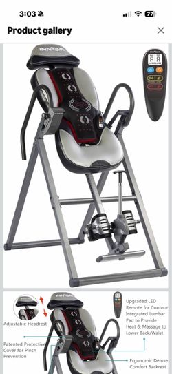 Inversion and Massage Table - Like New!