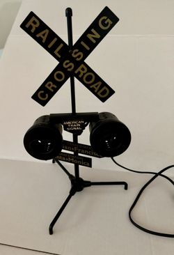 American Train Signal Crossing Light 