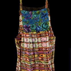 Guatemala Overall Dress Embroidery Sz M