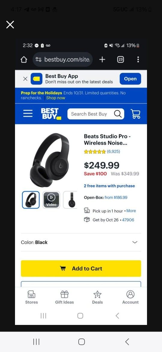 Beats Studio Pro Headphones Brand New