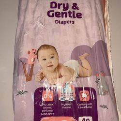 Parent's Choice Dry & Gentle Diapers Size 2
