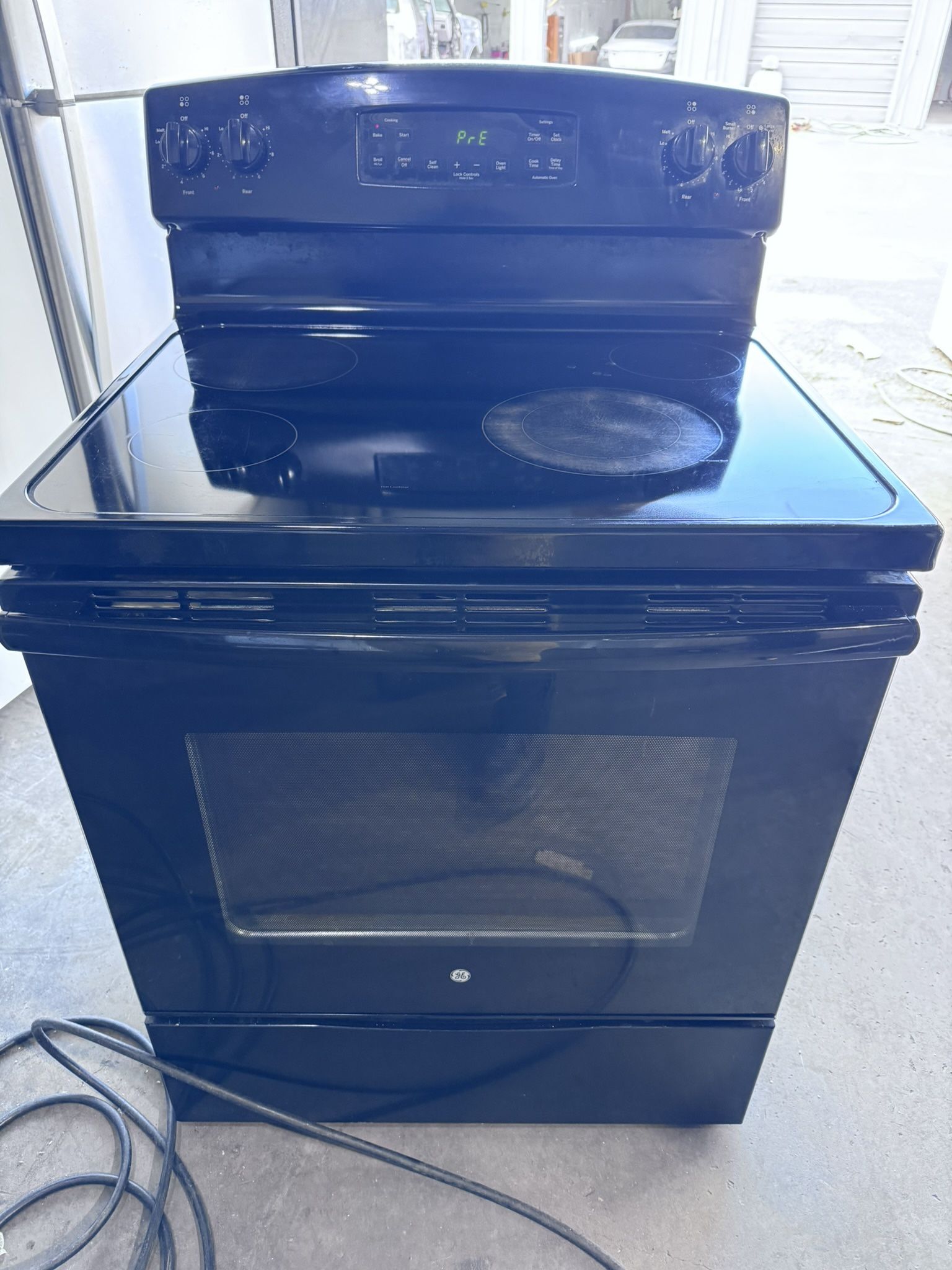 Ge Stove Electric Black