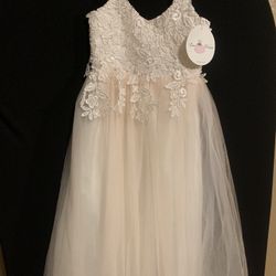 Girls Lace and Tulle Dress