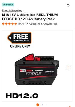 Milwaukee 12V Forged New