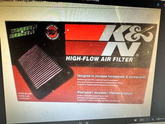 Free! Used K&N filter, for 92-96 Toyota Camry