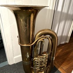 V.F. Cerveny 4 rotary valve b flat tuba 

