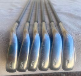 Cleveland 588 TT Iron Set 4,5,6,8,9, & PW. RH, Upgraded Steel/Fiber Reg Shaft