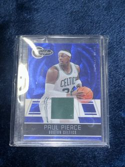 Paul Pierce 2010-11 Totally Certified Blue Jersey Relic Card