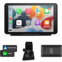 NEW Wireless Apple CarPlay & Android Auto 7" Touchscreen Car Stereo: Bluetooth, GPS, FM Radio, Siri/Mirror Link Included