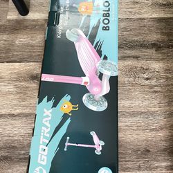 3-Wheel Light-Up Kick Scooter for Boys and Girls Ages 3~8, LED Lighted Ride on Toys for toddlers  Brand new, sealed   Only pickup