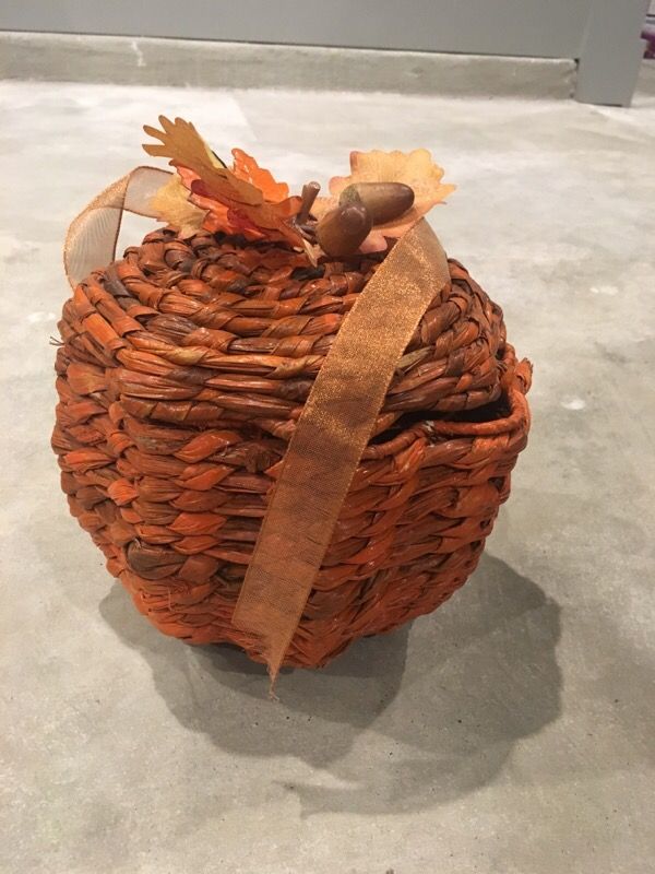 Fall Decoration- Pumpkin Basket