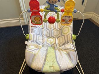 Fisher-Price Baby Bouncer Seat with Toy Bar