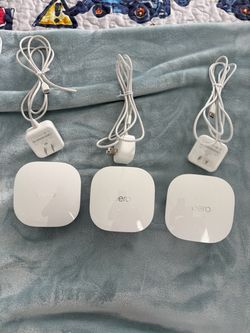 Eero Mesh WiFi Router 3-Pack with Power Adapters