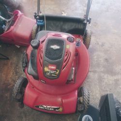 7.0 Grass Push Lawn Mower With New Carb