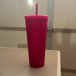 Pink starbucks cup