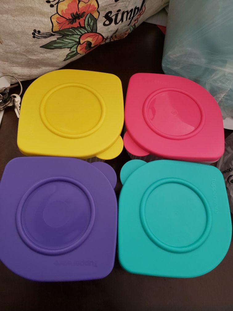Tupperware storage containers