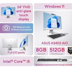 ASUS Desktop Computer All In 1 Touch Screen