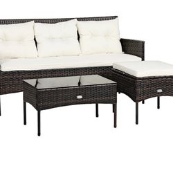 Used: 4 - Person Patio Conversation Set with Cushions