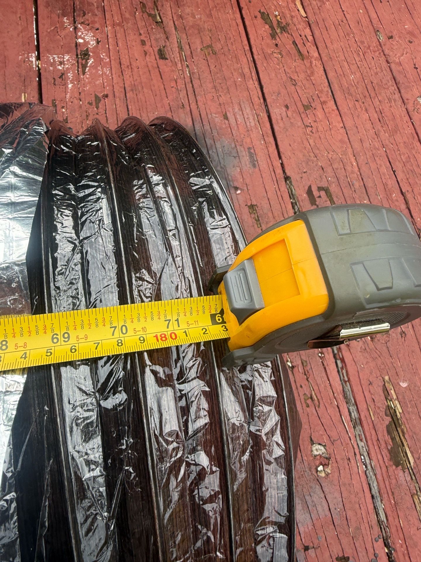 18in. x 6ft. R8 Insulated Flexible Duct Silver Jacket