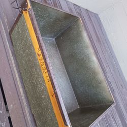 Rustic Blanket Storage Bin