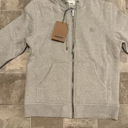 Burberry Zip Up Hoodie