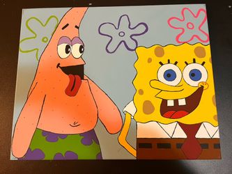 SpongeBob And Patrick Painting 