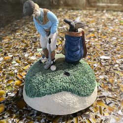 Musical Golf Figurine