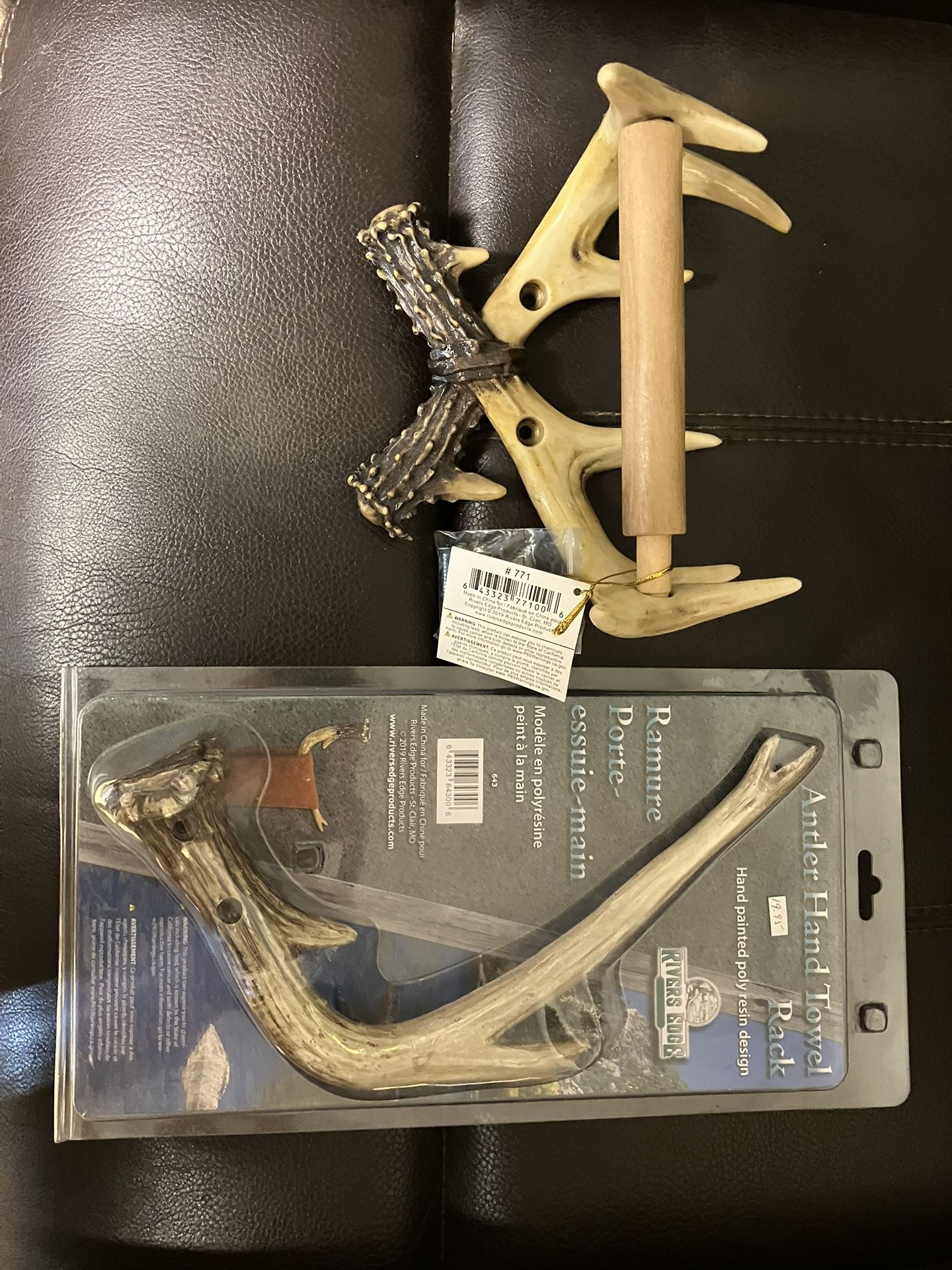 Antler Hand Towel Holder & Toilet Paper Holder