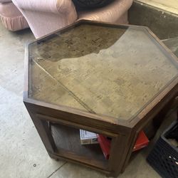 Solid Wood Coffee and End Table Set 