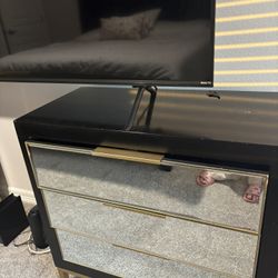 Bed , 2 Tables , New Matress . 
