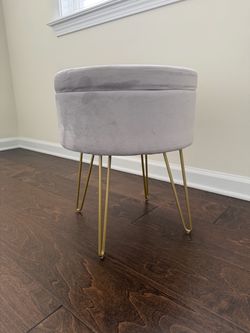 Velvet Foot Stool