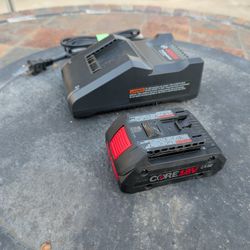 Bosch 18V 4.0 Ah Battery & Fast Charger