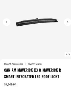 New OEM BRP Can-Am Maverick R Smart Integrated Led Roof Light Bar (contact info removed)22