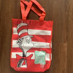 Dr. Seuss Collectible The Cat in the Hat’s Learning Library Book Tote Bag 12” X 10”