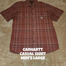 CARHARTT CASUAL SHIRT, MEN'S LARGE