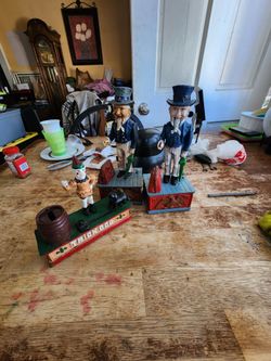 Uncle  Sam & Trick dog bank
