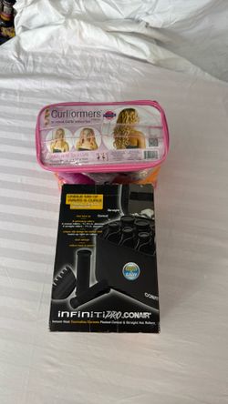 Infinity, pro Con hair, rollers and pearl former natural curls no heat