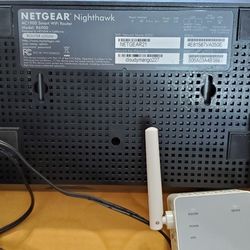 Netgear AC1900 Dual Band Router, And Rx3700 Extender