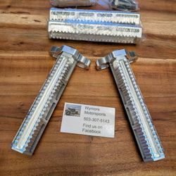 New TRX 450 dune/drag light foot pegs for sale