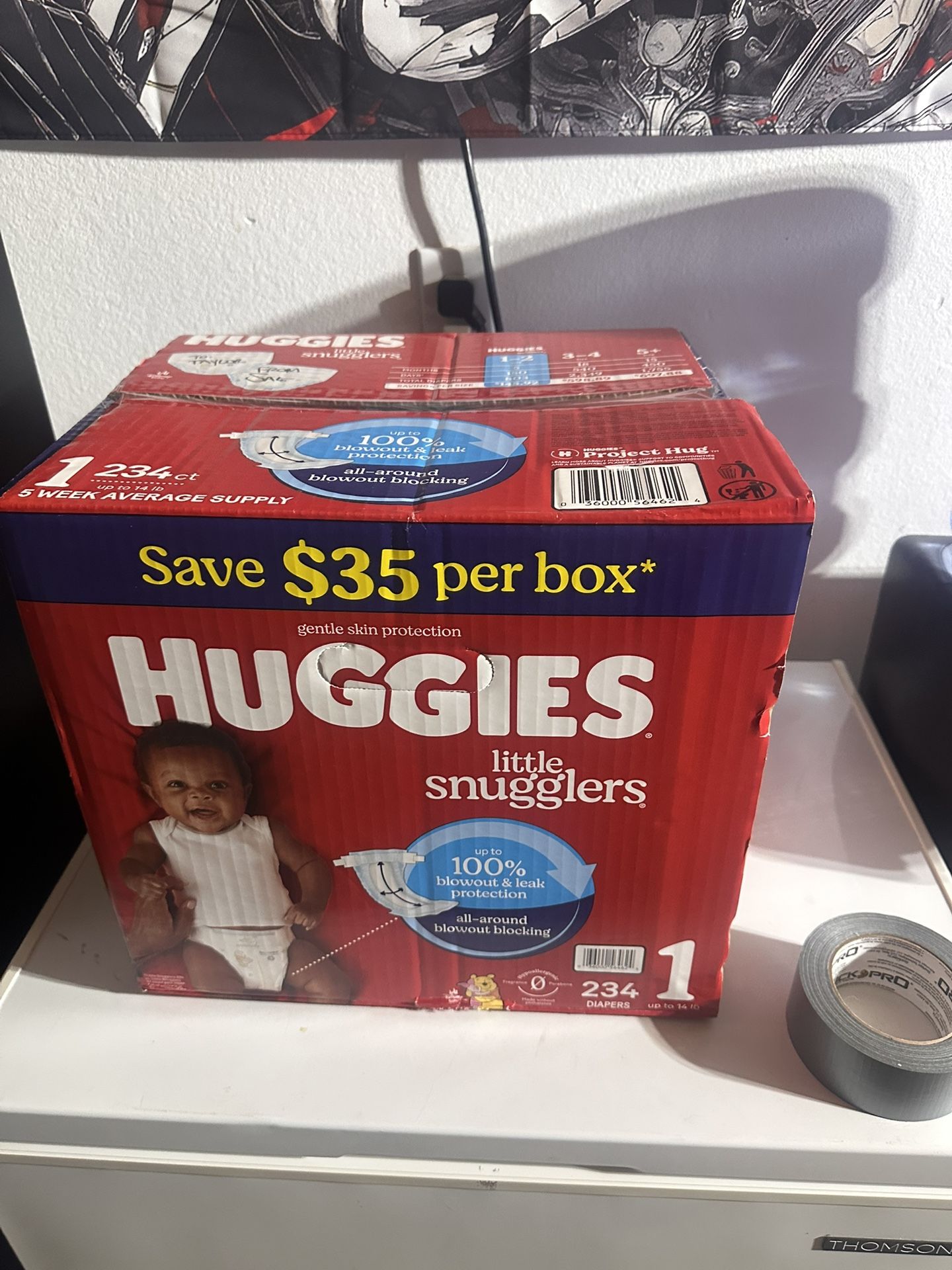 Huggies Size 1 (234 Pack)