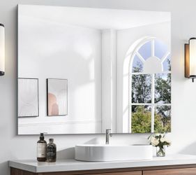 Frameless Modern Decorative Mirror 30"x36"