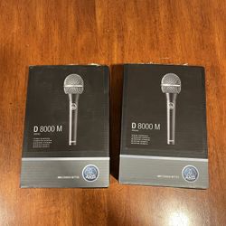 AKG D 8000 M Microphones - 2 Pack
